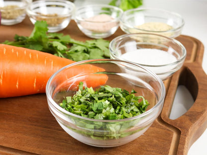 HillSpring 3 Sizes of Glass Prep Bowl Sets, Clear Small Pinch Bowls for Salt, Spices and Chopped