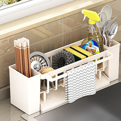Utensil Holder, 3 Compartments Utensil Drying Rack, Dish Drainer for Kitchen Counter,Kitchen