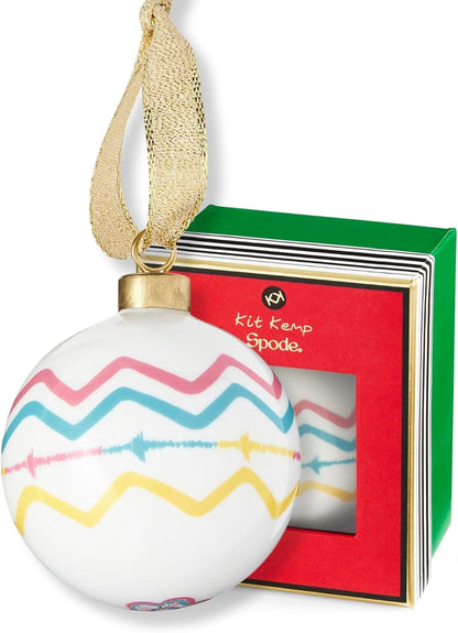 Spode Kit Kemp Christmas Ornament - Rik RAK - Fine China Whimsical Festive Keepsake, Collectible