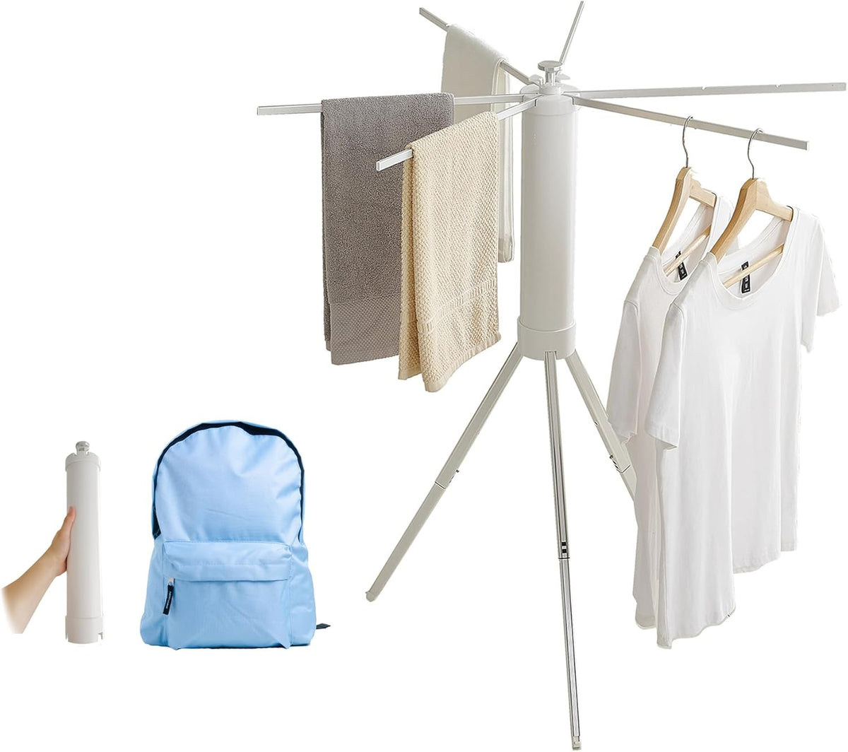 JOOM Clothes Drying Rack Portable Foldable - Drying Rack Clothing Space Saving,Collapsible Drying