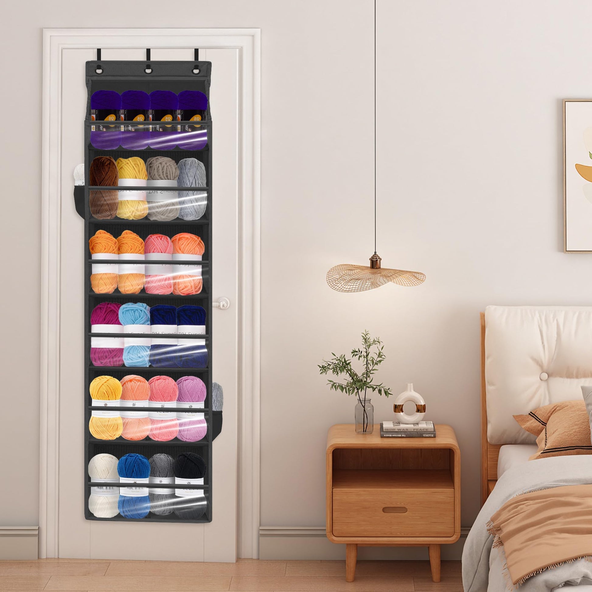 STORAGEIDEAS Over Door Organizer with 6 Extra Large Pockets 12 Side Pockets, 2-Pack Sturdy Closet