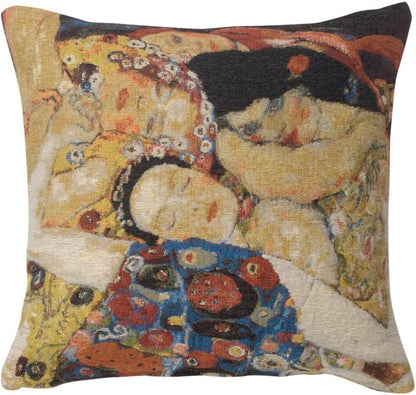 C Charlotte Home Furnishings Inc Virgin Faces Belgian Cushion Cover | Pure Cotton Decorative