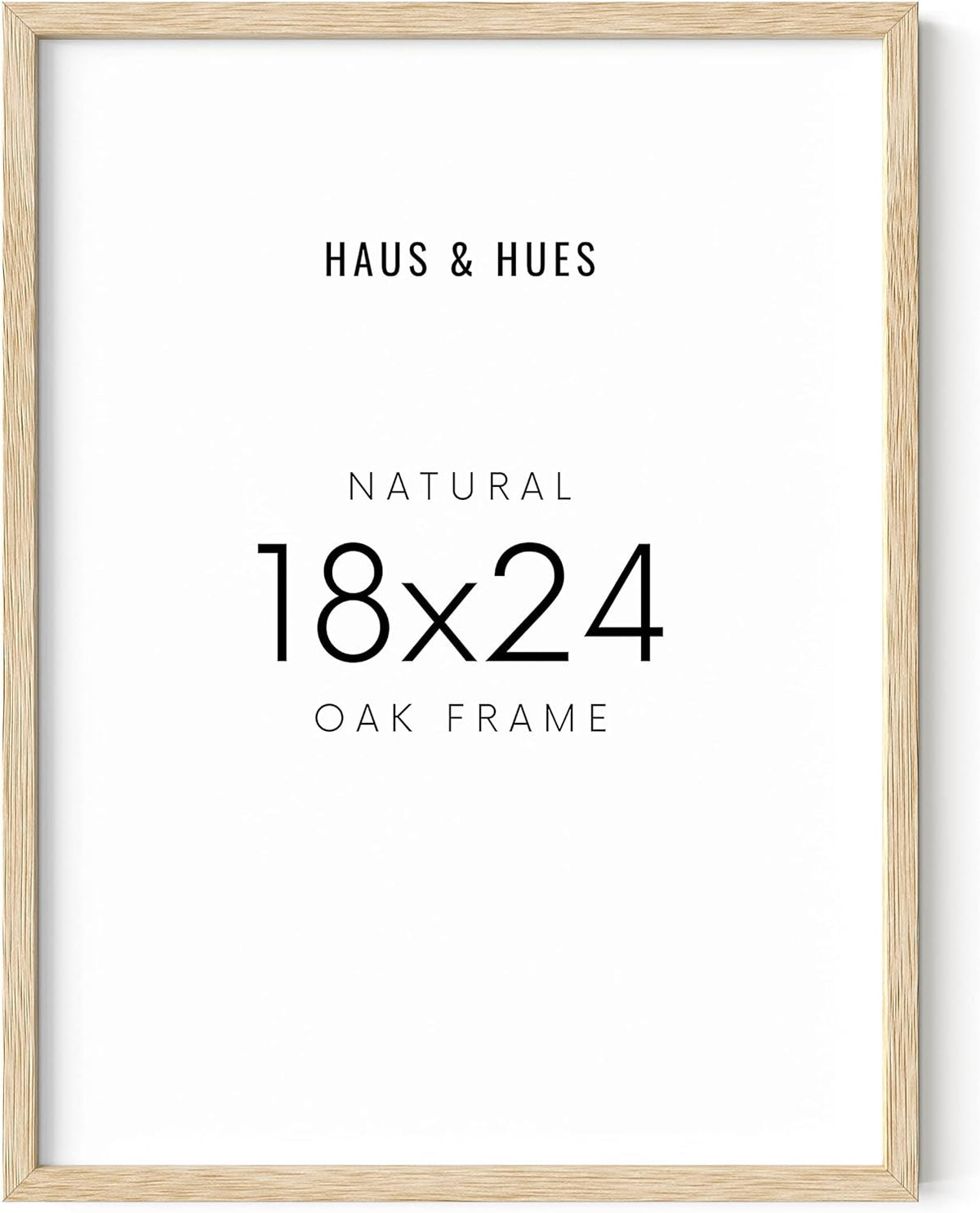 HAUS AND HUES Beige 18 x 24 Poster Frame - 18 x 24 Picture Frame, Wall 18x24 Frame, 18x24 Wood