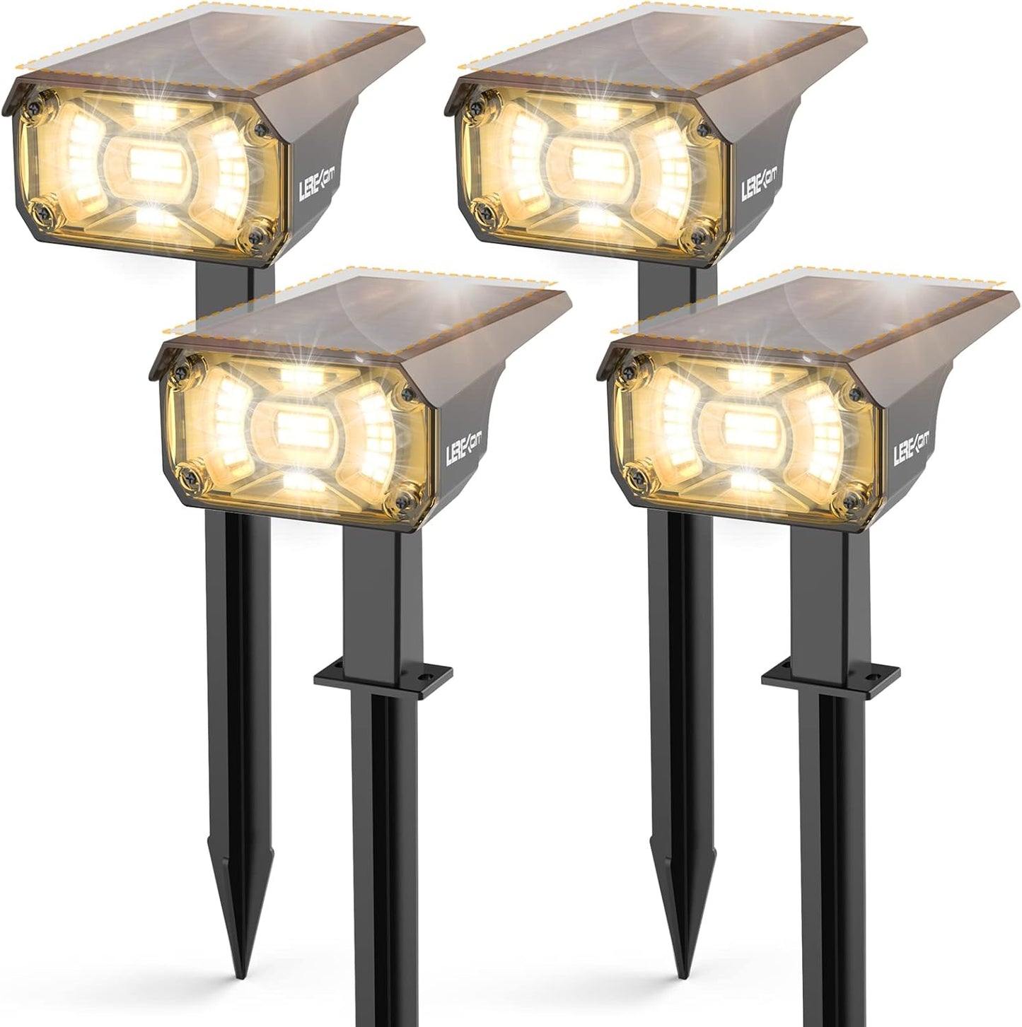 Solar Spot Lights Outdoor Landscape Lights, 40 LEDs Landscape Spotlights Outdoor Waterproof Auto