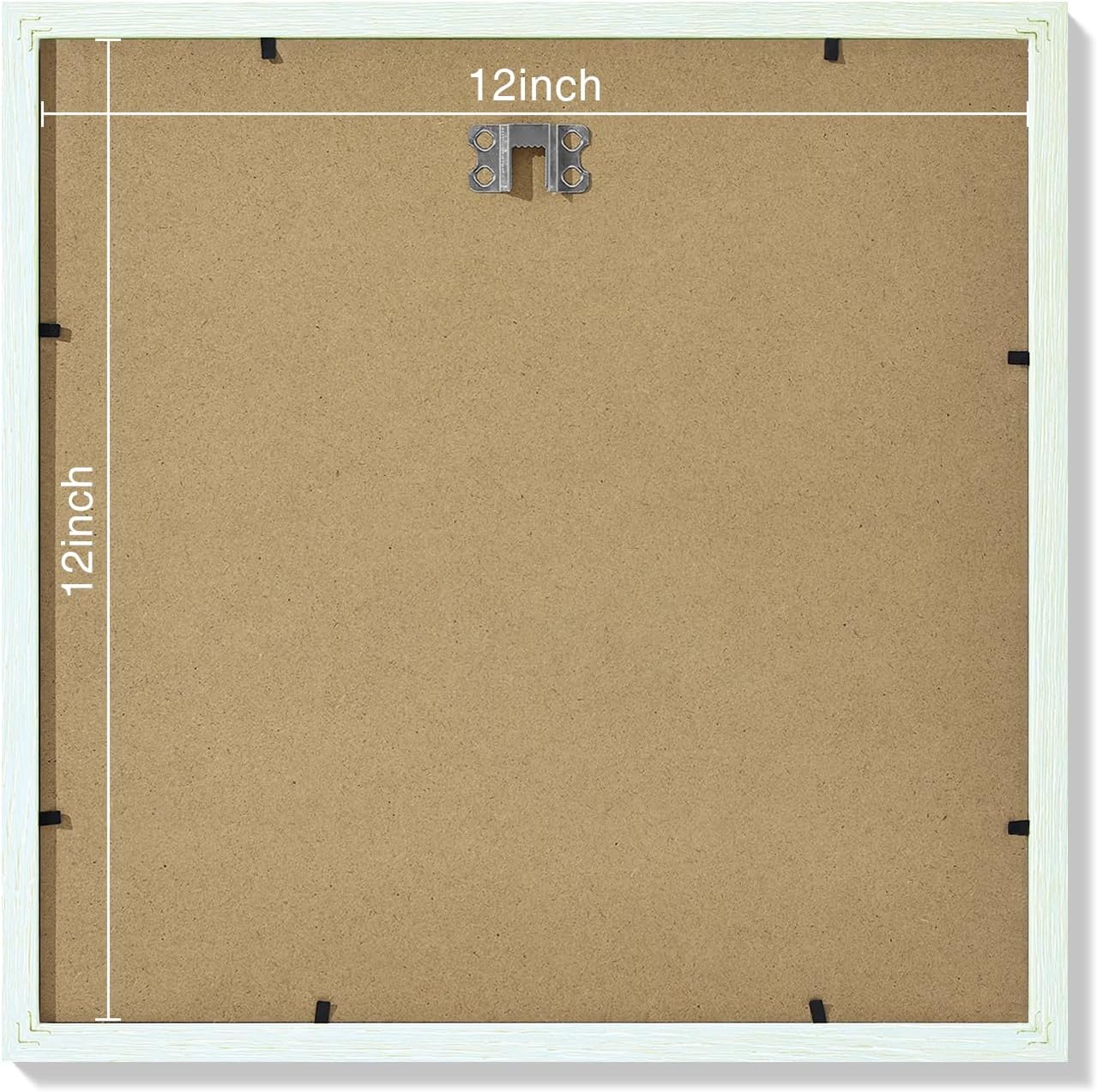 Vittanly 12x12 Picture Frames Set of 9, Shatter Resistant Plexiglass, Display 8x8 Pictures with Mat