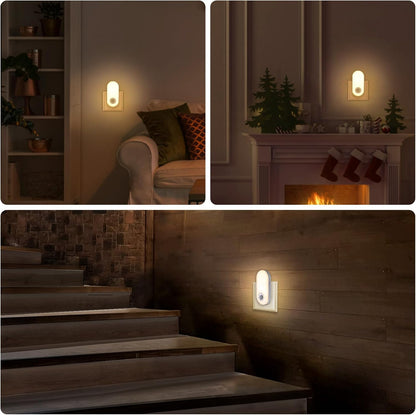 Dawnrise Night Lights Plug into Wall, Motion Sensor Night Light Plug in Indoor, 38 LED Dimmable