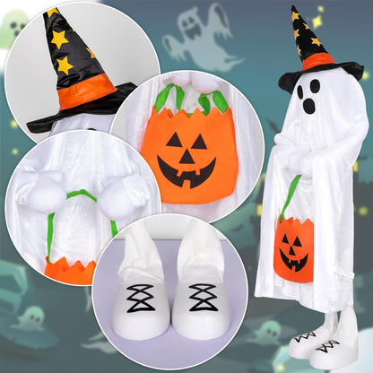 Halloween Decorations Ghost Decor Light-Up Color-Changing Spooky Ghost Porch Decorations Trick or