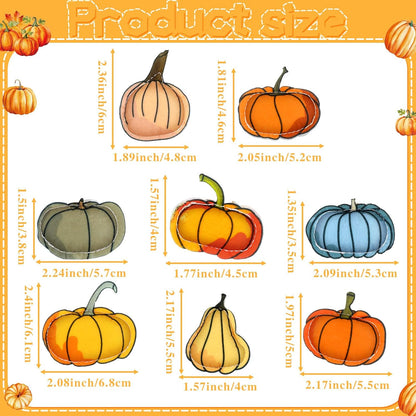 24 Pcs Fall Tree Ornaments Thanksgiving Tree Decoration 3D Felt Maple Leaf Pumpkin Hanging