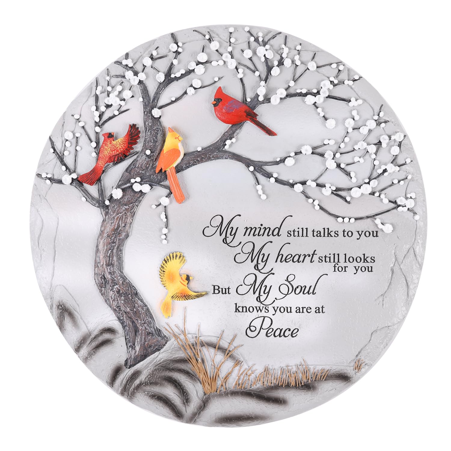 Cardinal Memorial Graden Stones, Garden Stones in Memory of Loved Ones, Memorial Gifts for Loss of