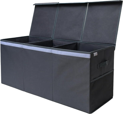 Extra Large Toy Storage Organizer with Lid - Sturdy, Collapsible Toy Chest Storage Box Design
