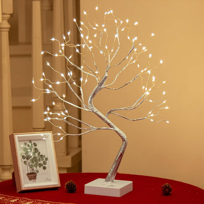 PEIDUO Fairy Light Tree, 108 LED Lighted Trees for Decoration Inside, Christmas Tree with 9 Modes &