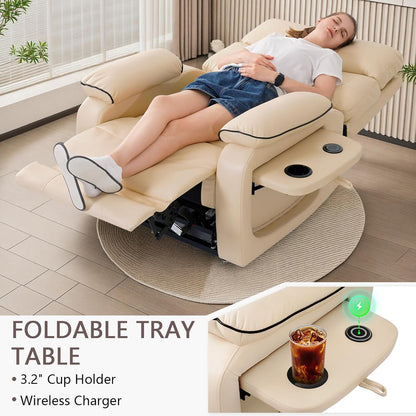 Dual Motor Power Lift Recliner Chair for Adult & Elderly, Infinite Position Lay Flat Lift Chair