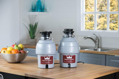 Waste King Garbage Disposal for Kitchen Sink with Power Cord, Food Waste Disposer, L-3200