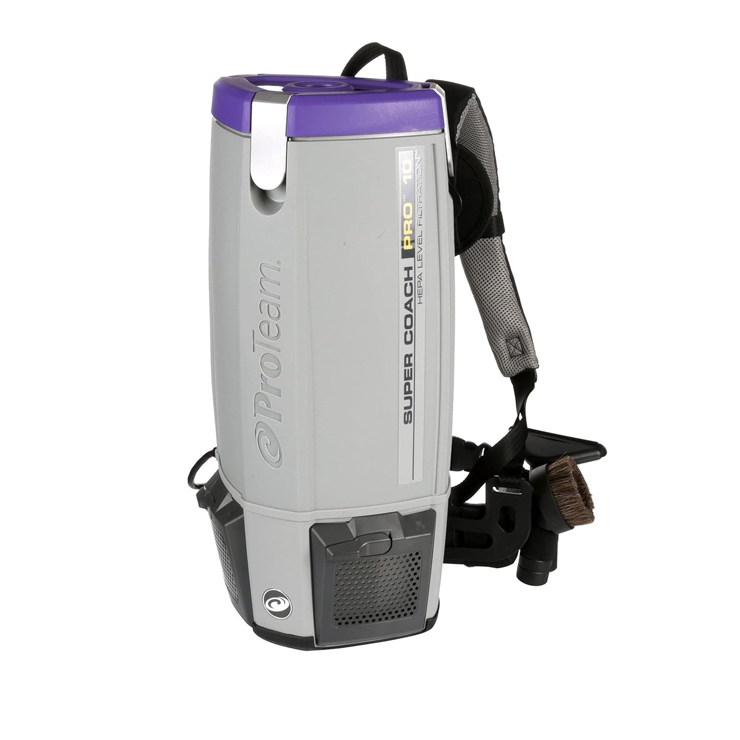ProTeam Super Coach Pro 10 Backpack Vacuum Commercial with Telescoping Wand Tool Kit, 10 Quart