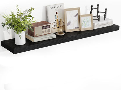 48 Inch Floating Shelves, 48"x9.25"x1.5" Inch Deep Floating Shelves for Wall, Wooden Shelves for