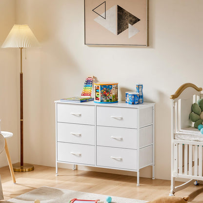 OLIXIS 6 Drawers Storage Organizers Units, Closet Organizers and Storage for Clothes, Fabric