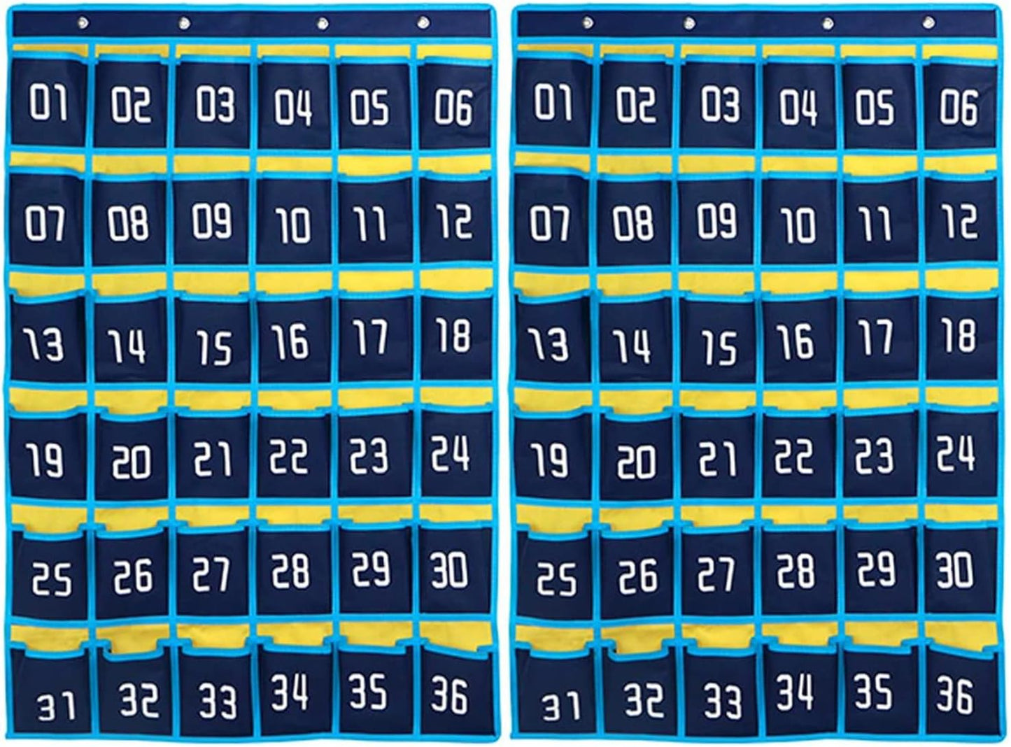Loghot Classroom Accessories Closet Pocket Chart for Cell Phones Holder Wall Door Hanging Organizer