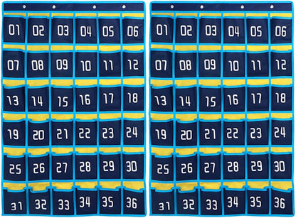 Loghot Classroom Accessories Closet Pocket Chart for Cell Phones Holder Wall Door Hanging Organizer