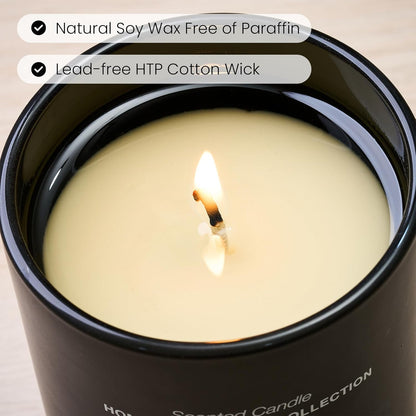 M&SENSE Natural Soy Candle| Eucalyptus Spearmint | 5.3 oz | Minimalist Scented Candle for