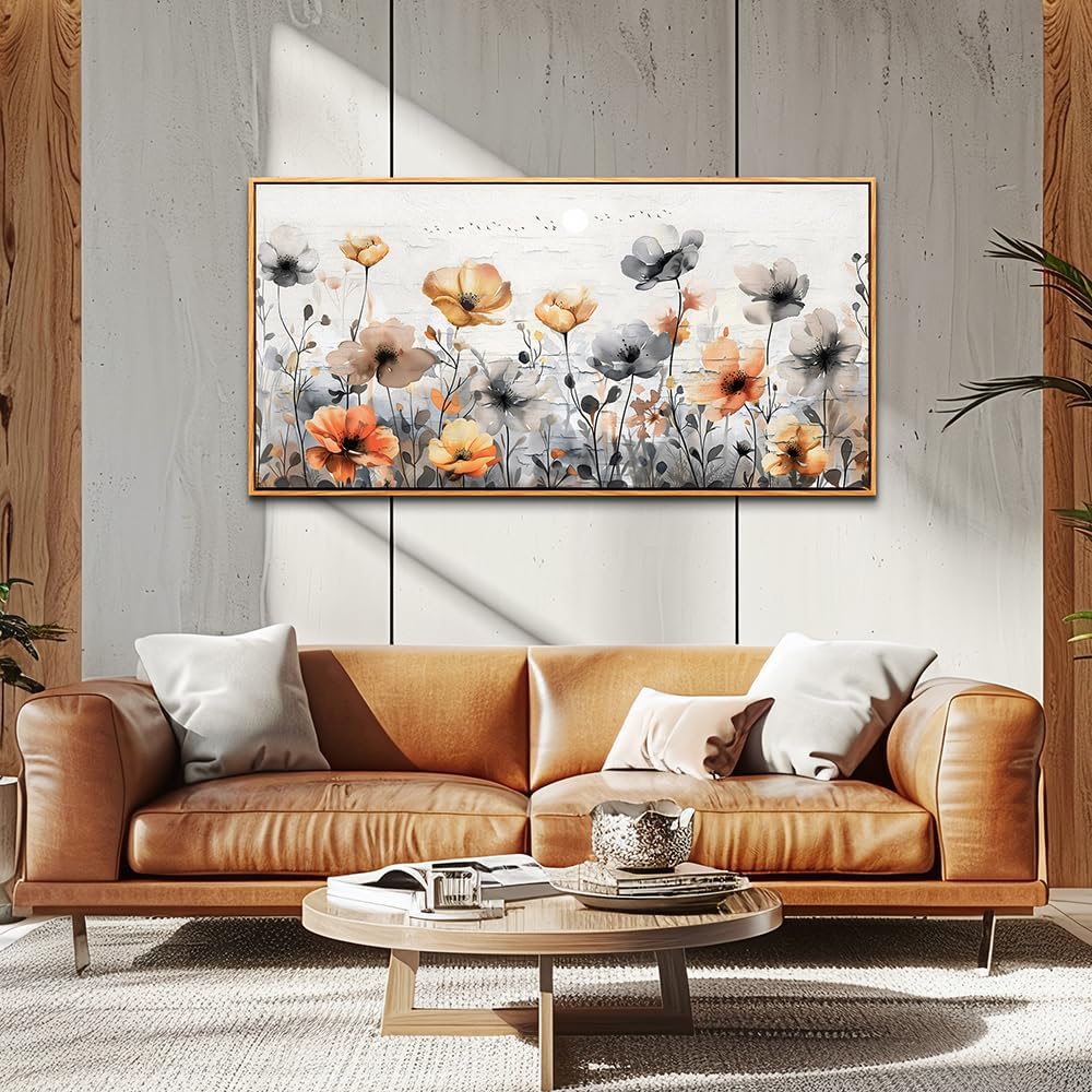 ZUITINGHUA Wood Framed Canvas Wall Art For Living Room Wall Decor For Bedroom Office Wall