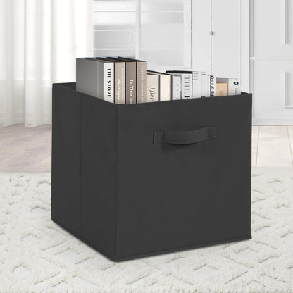 11x11 Storage Bins, Set of 3 Storage Cubes, Collapsible Cube Storage Box, Fabric Closet Organizers