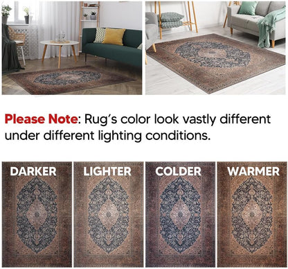 Keen Home Design 2x3 Rug - Machine Washable Entry Rug with Non-Slip Backing, Ideal for Enteryway
