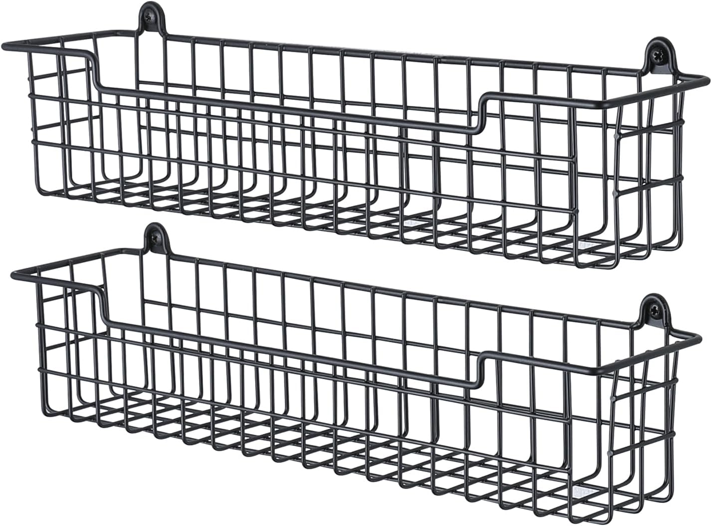 Spice Rack Organizer Wall Mount, Spice Organization Storage Shelf for Cabinet Door, 2 Packs Wall