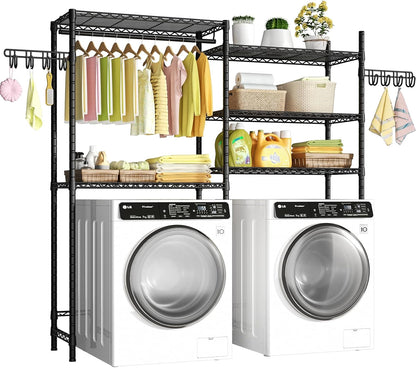 Ulif U5 Over the Washer and Dryer Storage Shelf, Laundry Room Space Saver Bathroom Storage and
