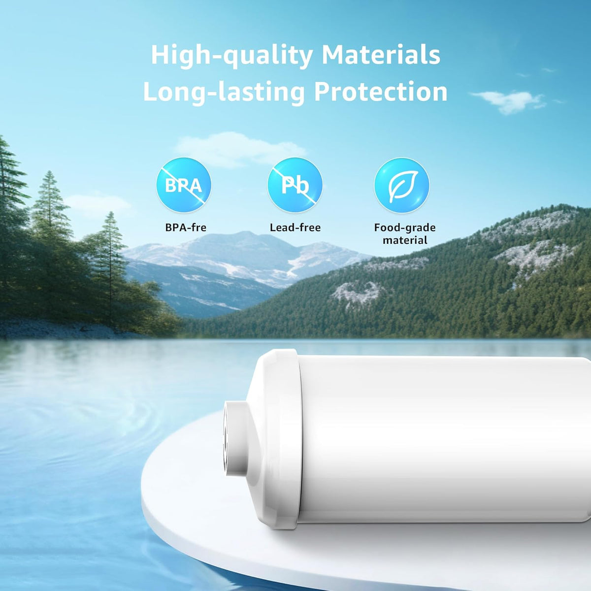 AQUA CREST Fluoride Water Filter, Replacement for Berkey® PF-2® Fluoride Reduction Elements