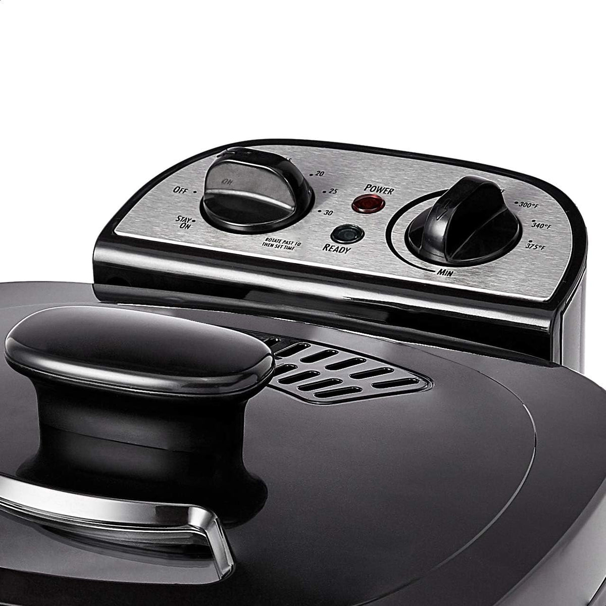 Amazon Basics 2.1-Qt (2.0L) Electric Deep Fryer with 8-Cup Oil Capacity, Timer, Adjustable