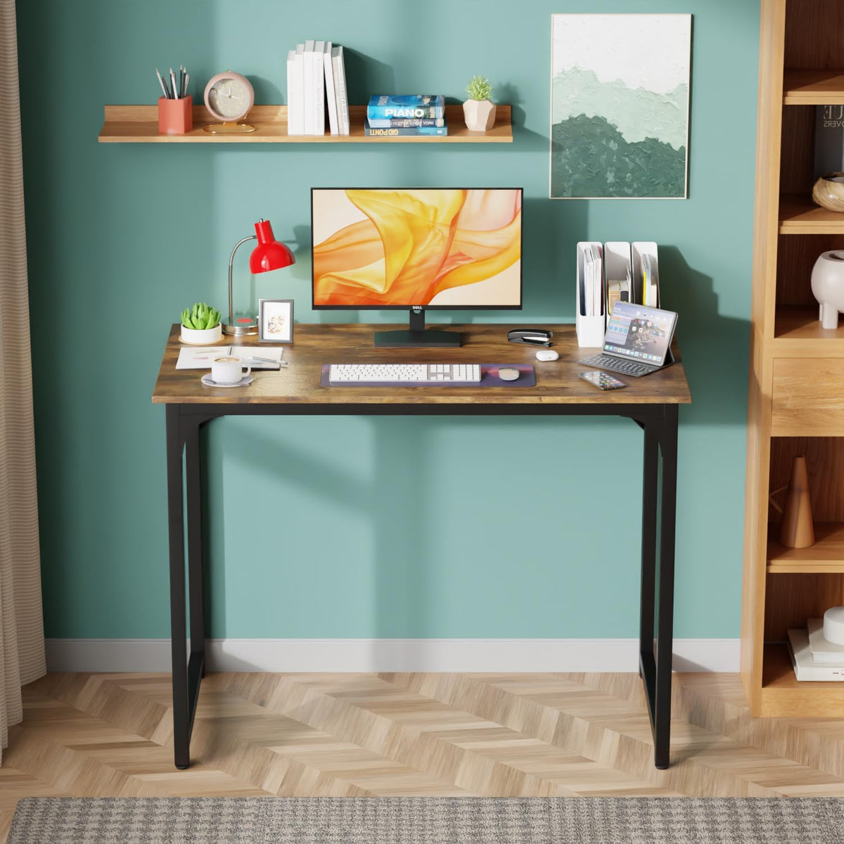 PayLessHere 32/39/47 inch Computer Desk Study Writing Table, Adjustable feet, Modern Furniture for