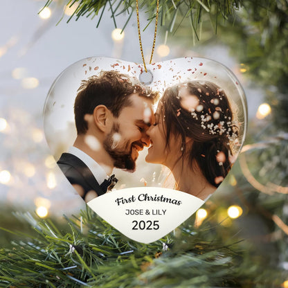 Personalized Christmas Ornaments 2025,Custom Christmas Ornament with Photo Text,Personalized