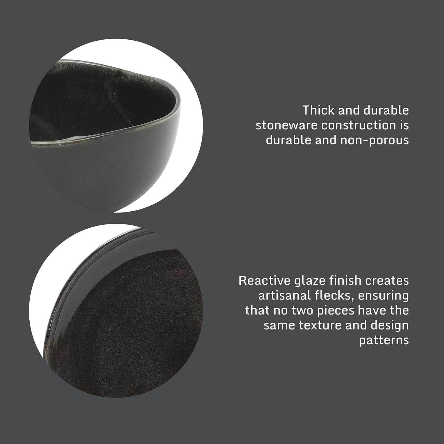 Gibson Elite Nardini 12 Piece (Service for 4) Plates and Bowls Reactive Glaze Dishes Stoneware