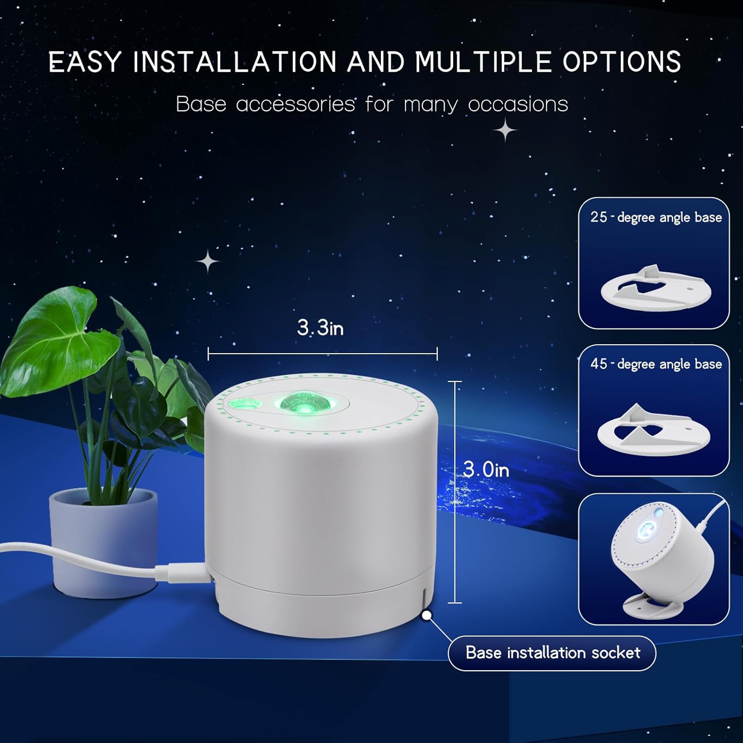 Galaxy Projector,Star Projector with Timer and Remote Control for Adults Bedroom Decoration