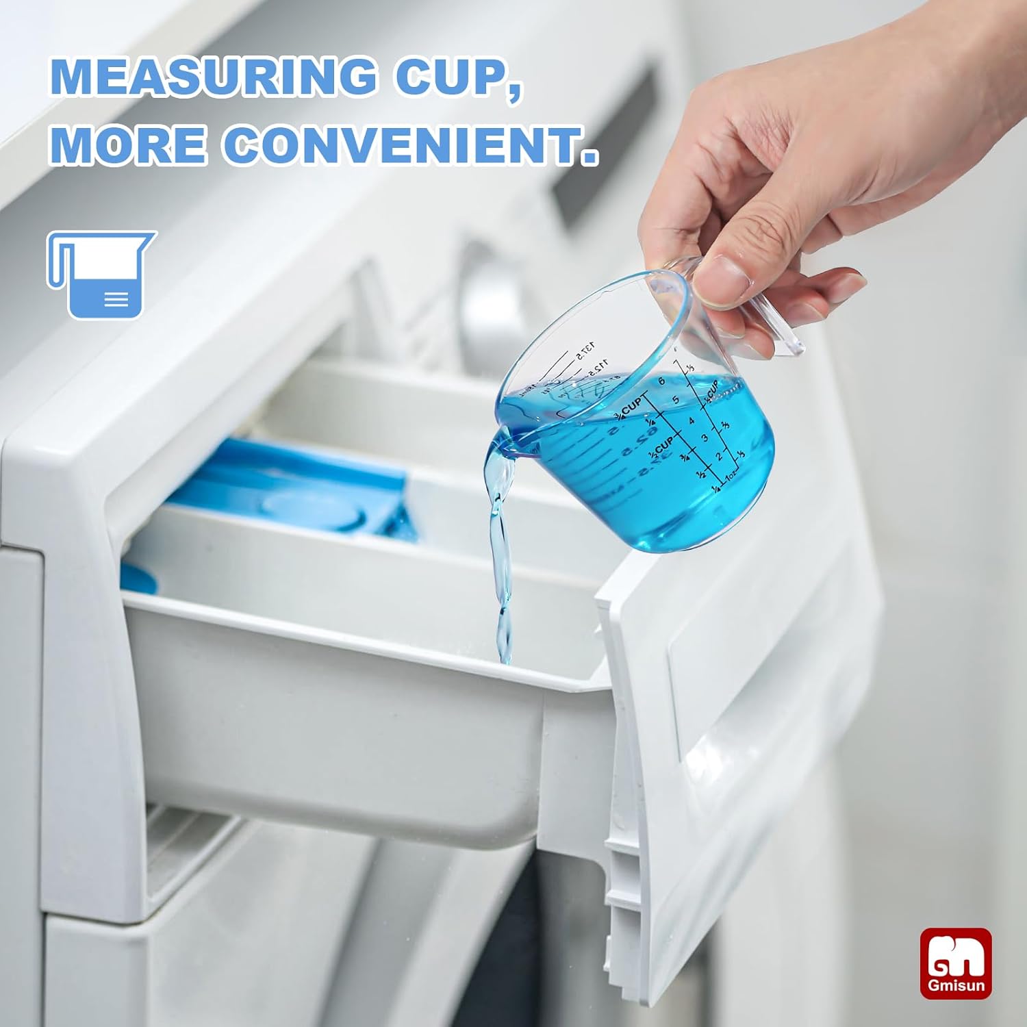 GMISUN Laundry Detergent Soap Dispenser, Liquid Laundry Detergent Dispenser, Container for