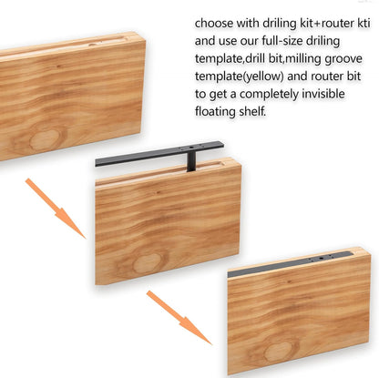 69'' Heavy-Duty Floating Shelf Bracket, Hidden Shelf Bracket for Fireplace and Shelves, if