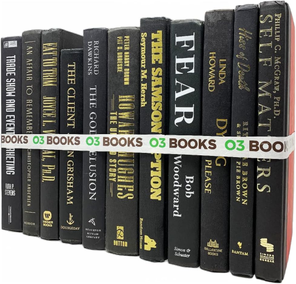 Curated Decorative Books Hardcover Décor Books for Home Décor, Choose Color, Interior Design