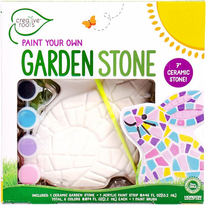 Creative Roots Paint Your Own Bunny Garden Stone, Craft Kits, Stepping Stones Kit for Kids