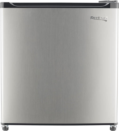 RecPro 1.7 Cu Ft 12V RV Refrigerator | Compact Fridge with Reversible Door, 2L Bottle Door Storage