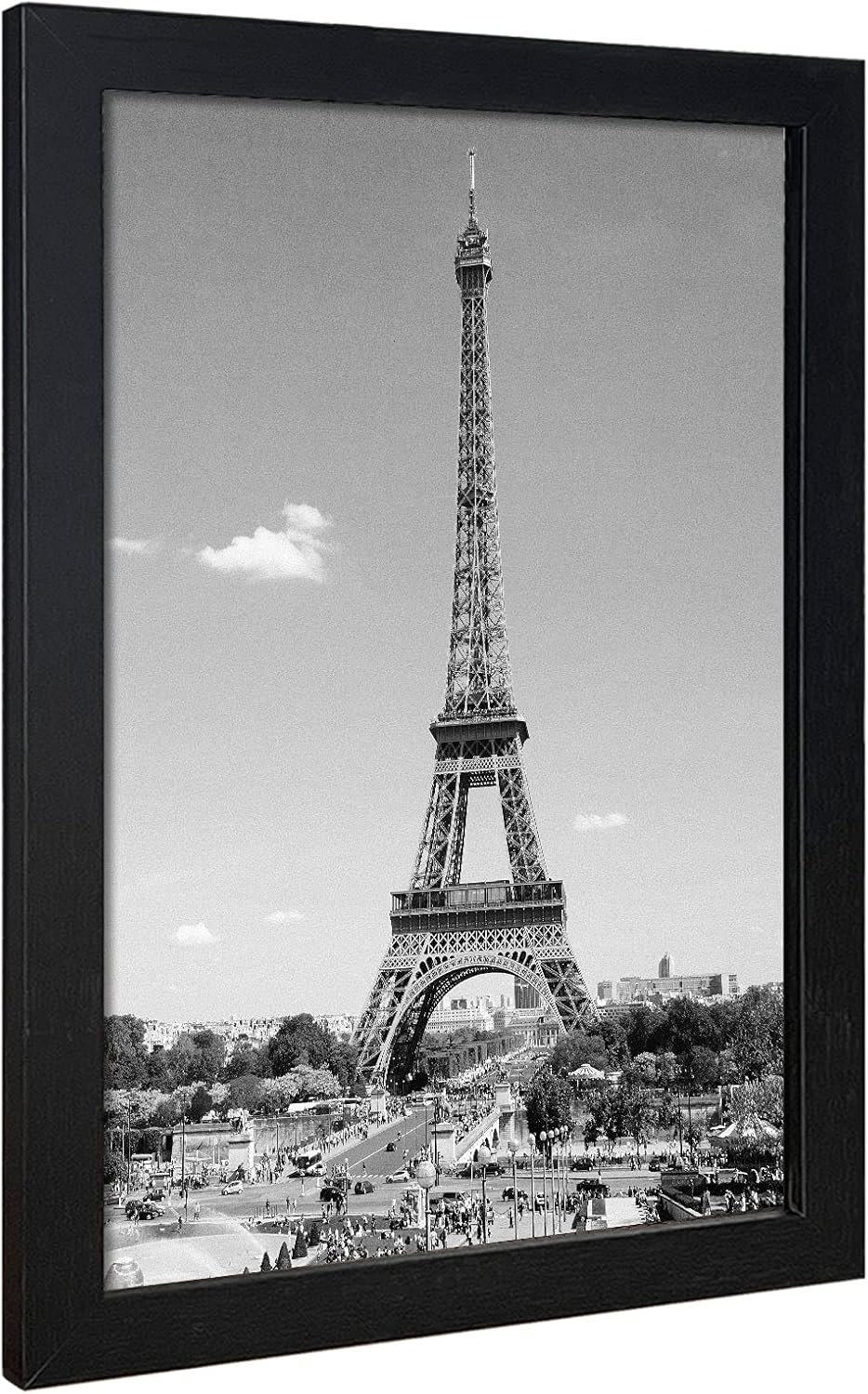 VCK Poster Frames 13x19 Black 3 Pack, Solid Wood Picture Frames for Wall Mounting Hanging Art and