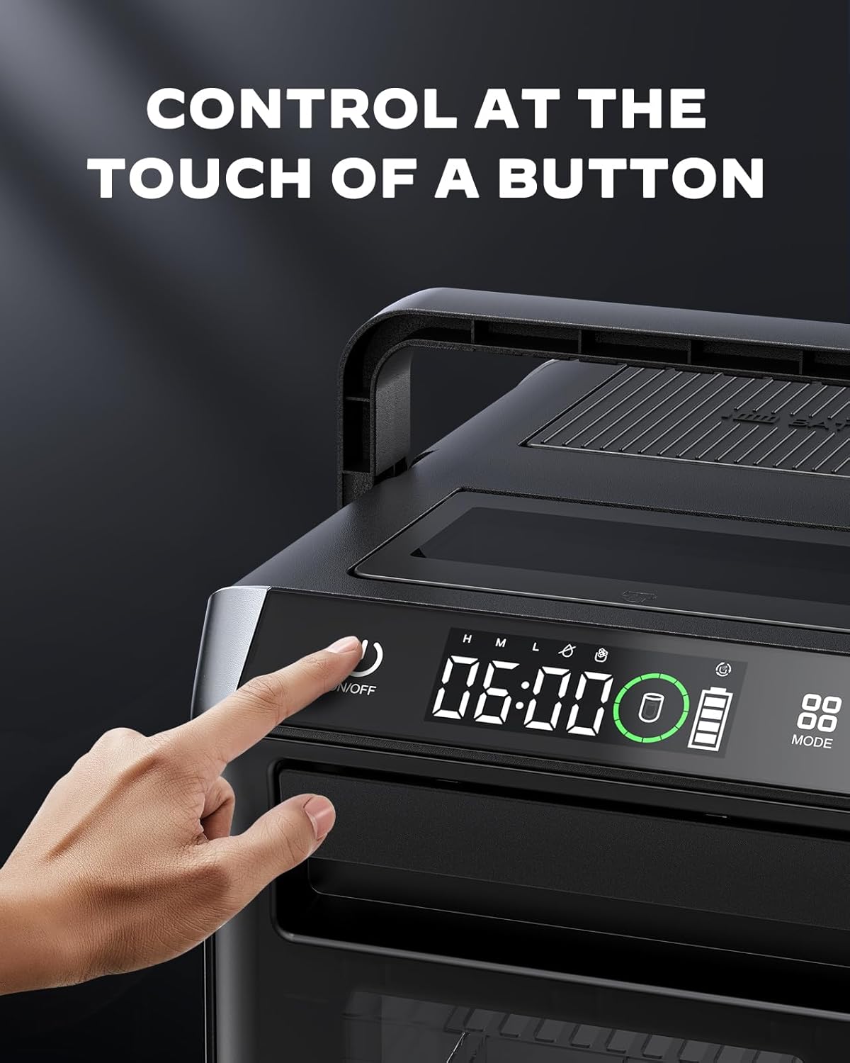 Silonn Battery-Powered Ice Maker with 4-Power, RV Ice Maker Countertop 12V/24V Car Charger 100-240V