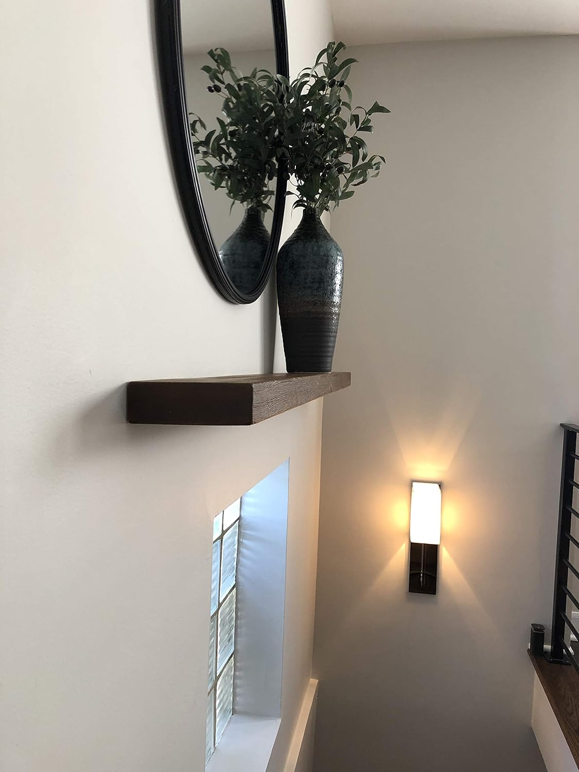 joelsantiques 36 Inch Wooden Floating Shelves for Wall - 36x6x2 in - Made of Natural Wood - Long