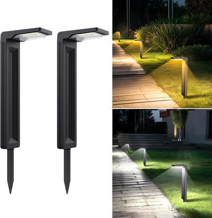 Sunvivo Solar Pathway Lights,2 Modes(Cool White or Warm White),Bright Solar Path Lights Outdoor