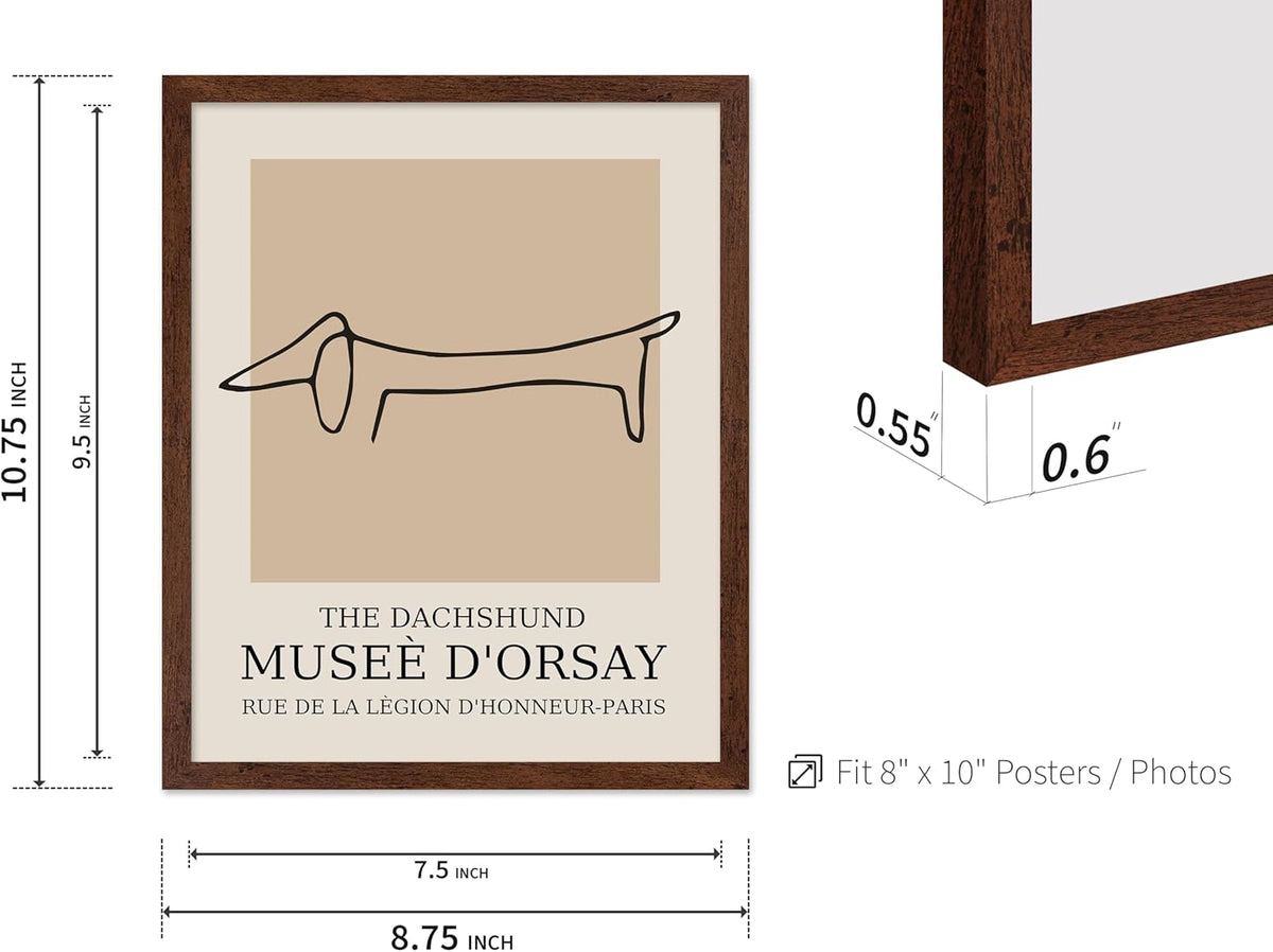 Poster Master Vintage Poster - Retro Minimalist Print - Gift for Artist, Housewarming - Dachshund