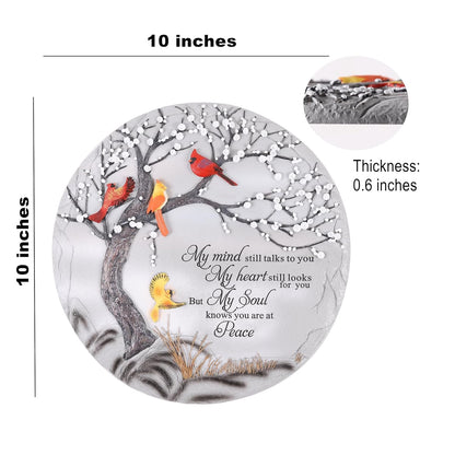Cardinal Memorial Graden Stones, Garden Stones in Memory of Loved Ones, Memorial Gifts for Loss of