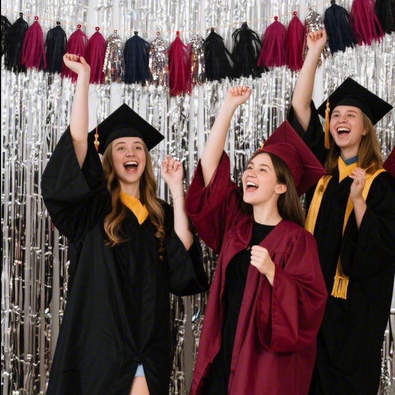 Tassel Garland Tissue Paper Tassel Banner,Tassels Party Decorations for