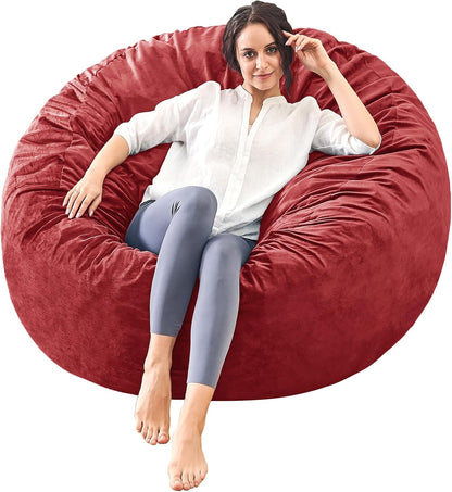 Bean Bag Chairs for Adults - Memory Foam Furniture BeanBag Chair - Kids/Teens Sofa with Soft Micro