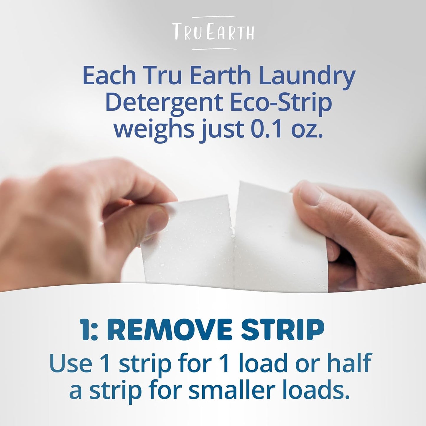Tru Earth Platinum - Heavy Duty Laundry Detergent Sheets - Up to 768 Loads (384 Count, Fresh Linen
