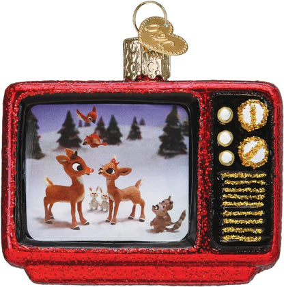 Old World Christmas Rudolph The Red-Nosed Reindeer 1964 TV Classic Glass Blown Ornament for