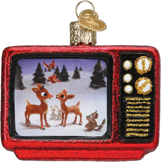 Old World Christmas Rudolph The Red-Nosed Reindeer 1964 TV Classic Glass Blown Ornament for